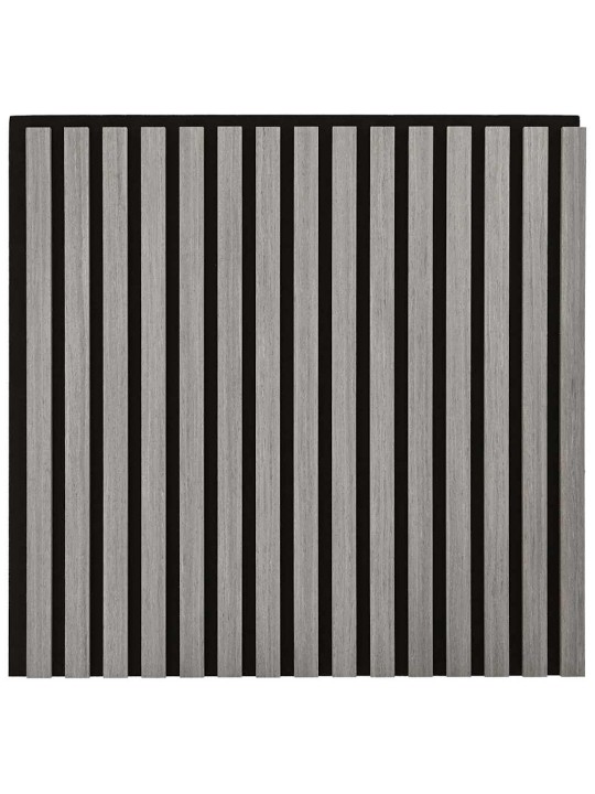 Akustické stěnové panely 2 ks lamelové 60,5x60 cm dubová dýha
