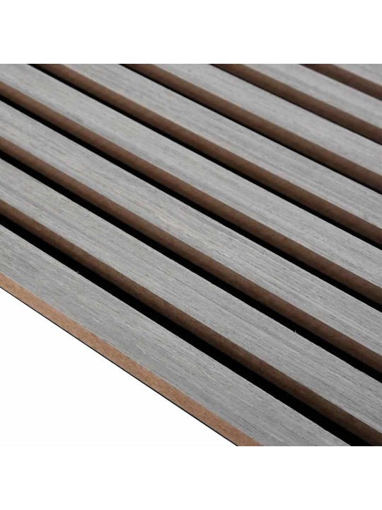 Akustické stěnové panely 2 ks lamelové 60,5x60 cm dubová dýha