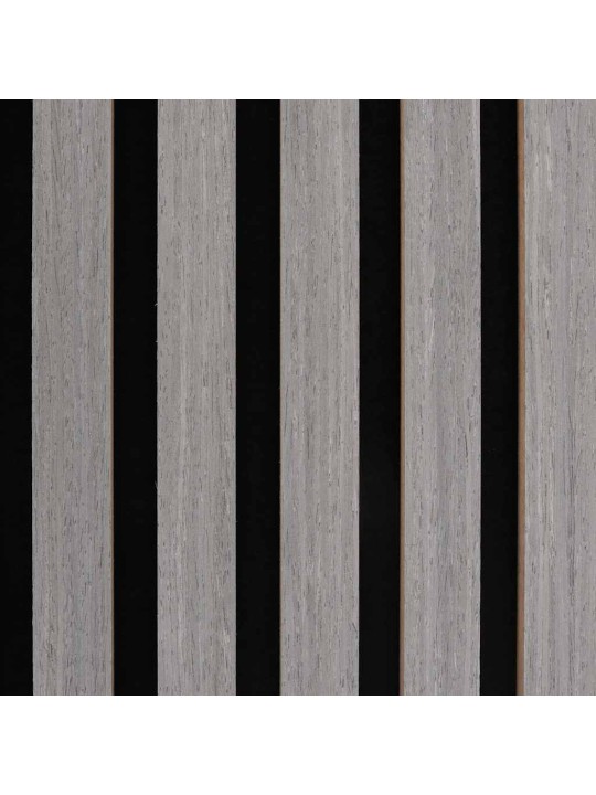 Akustické stěnové panely 2 ks lamelové 60,5x60 cm dubová dýha