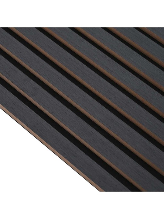 Akustické stěnové panely 2 ks lamelové 60,5x60 cm dubová dýha