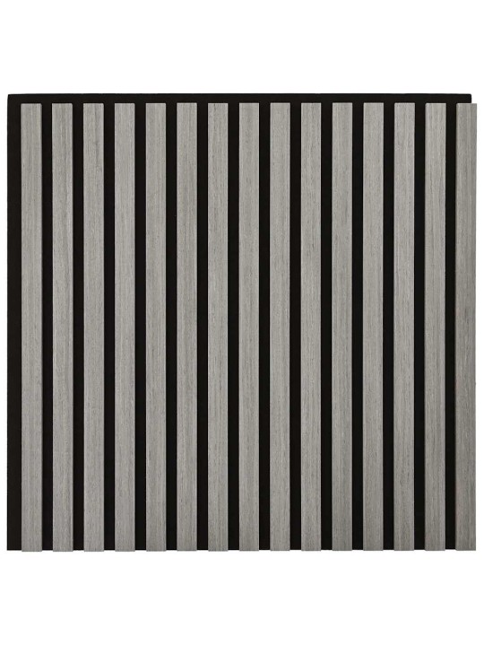 Akustické stěnové panely 8 ks lamelové 60,5x60 cm dubová dýha