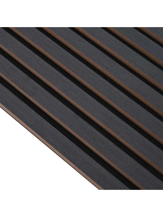 Akustické stěnové panely 8 ks lamelové 60,5x60 cm dubová dýha