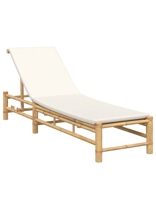 Lehátko s polštáři 55x199x30 cm bamboo
