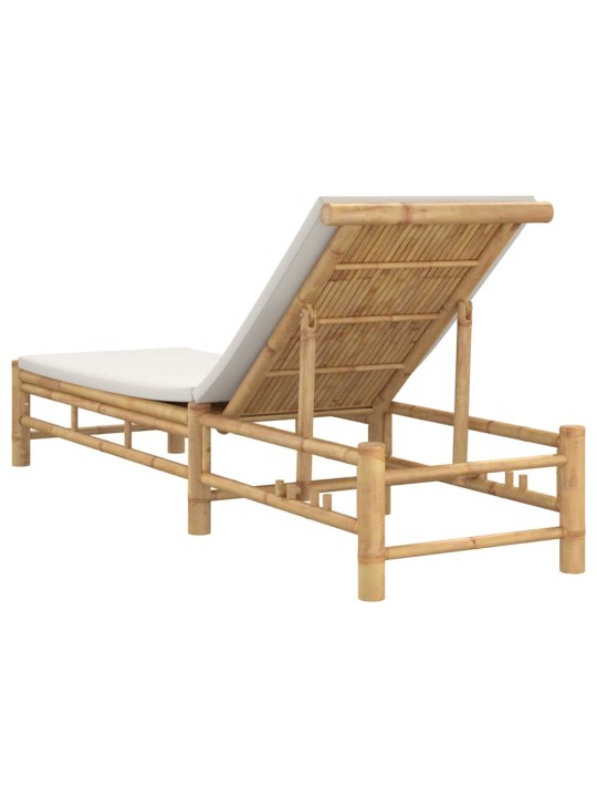 Lehátko s polštáři 55x199x30 cm bamboo