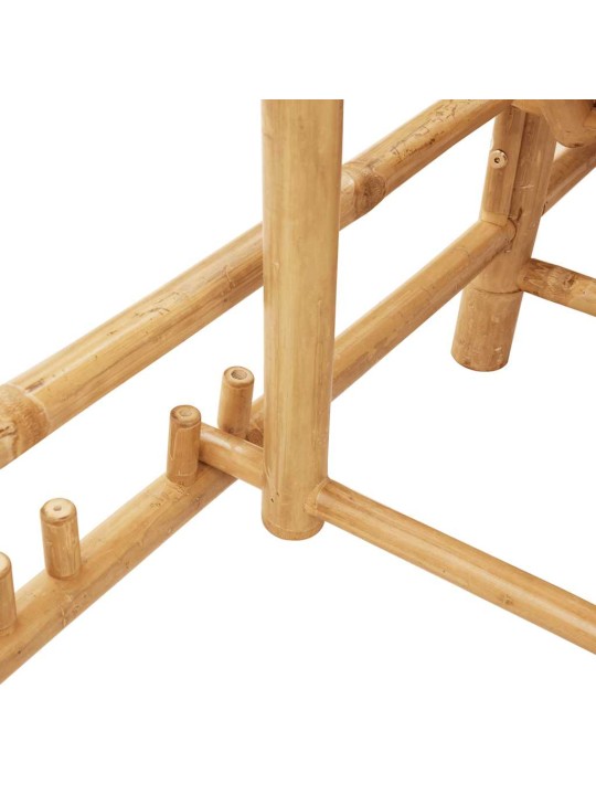 Lehátko s polštáři 55x199x30 cm bamboo
