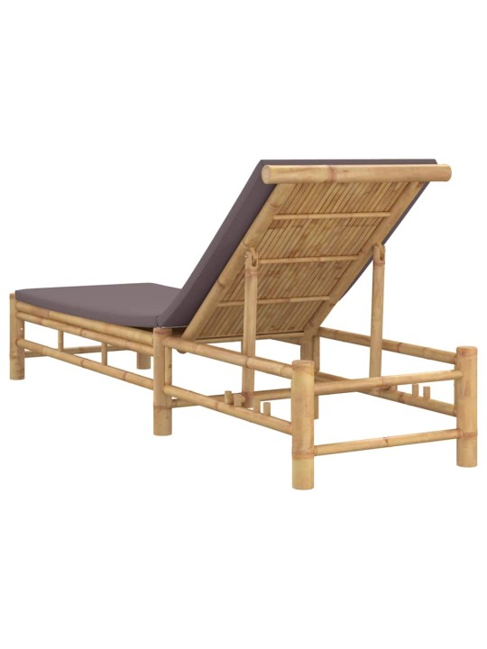 Lehátko s polštáři 55x199x30 cm bamboo