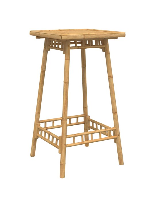 Venkovní barový stůl square 55x55x100 cm bamboo