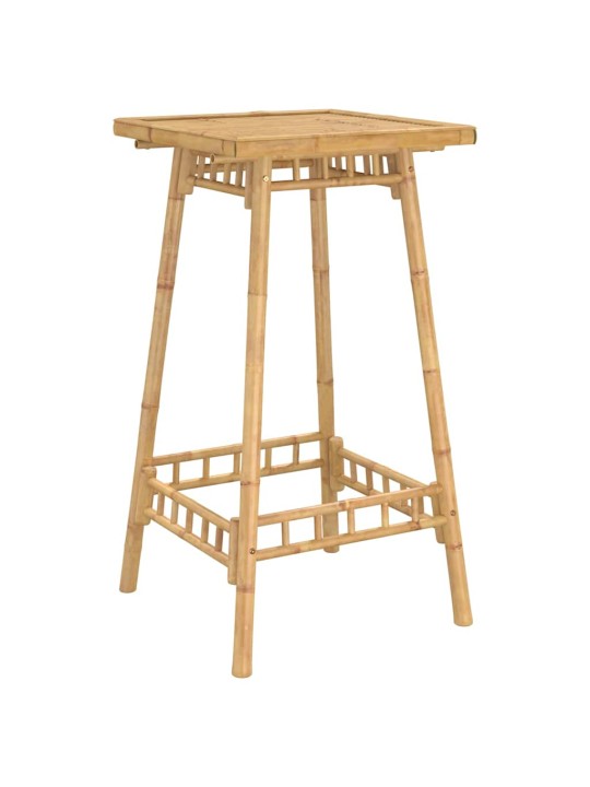 Venkovní barový stůl square 55x55x100 cm bamboo