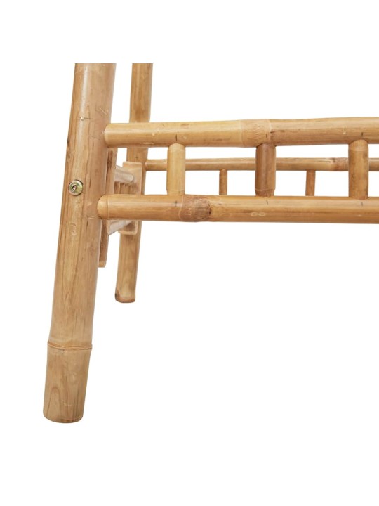 Venkovní barový stůl square 55x55x100 cm bamboo