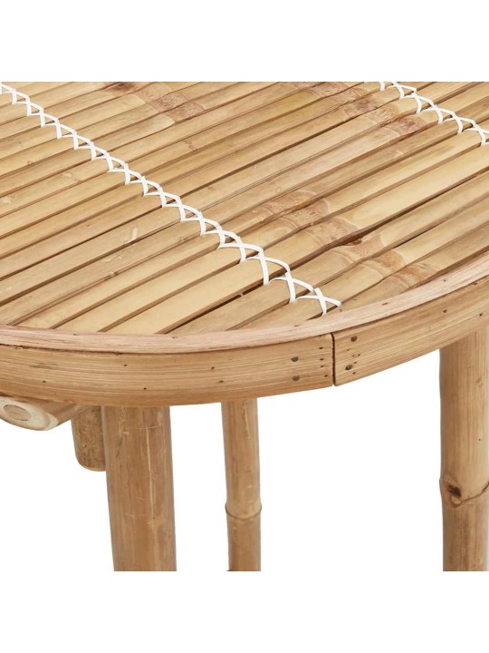 Venkovní barový stůl kulatý ø55x100 cm bamboo