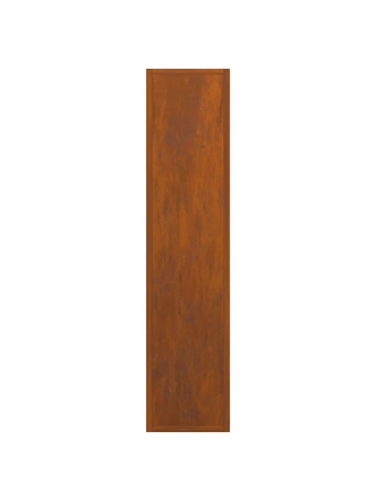 Stojan na palivové dřevo 50x23x100 cm povětrnostně odolná ocel