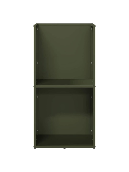 Stojan na palivové dřevo olive green ocel válcovaná za studena