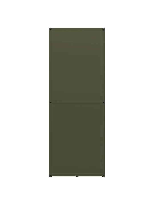 Stojan na palivové dřevo olive green ocel válcovaná za studena
