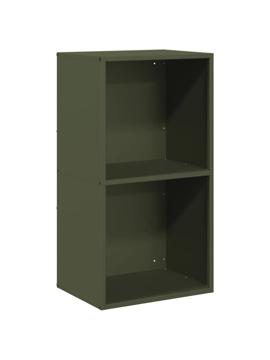 Stojan na palivové dřevo olive green ocel válcovaná za studena