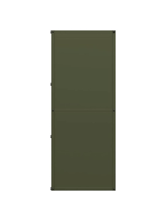 Stojan na palivové dřevo olive green ocel válcovaná za studena