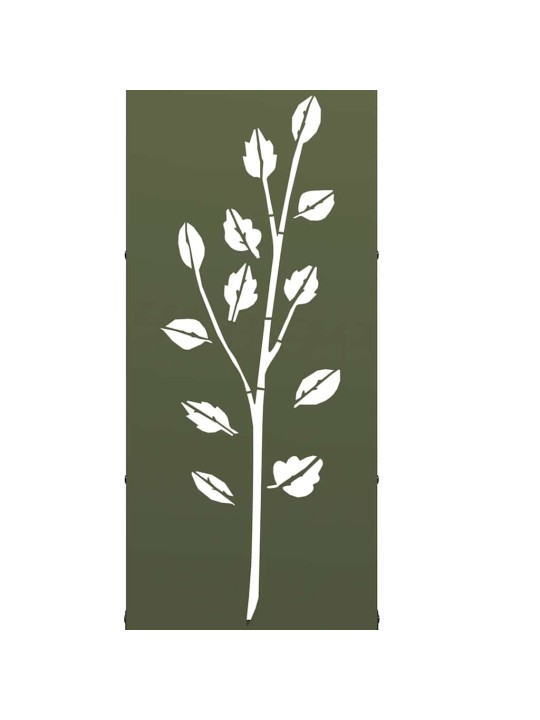 Stojan na palivové dřevo olive green ocel válcovaná za studena
