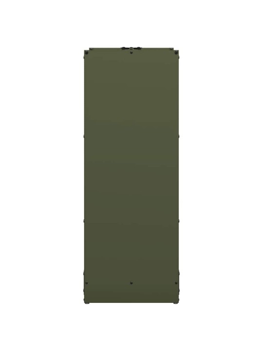 Stojan na palivové dřevo olive green ocel válcovaná za studena