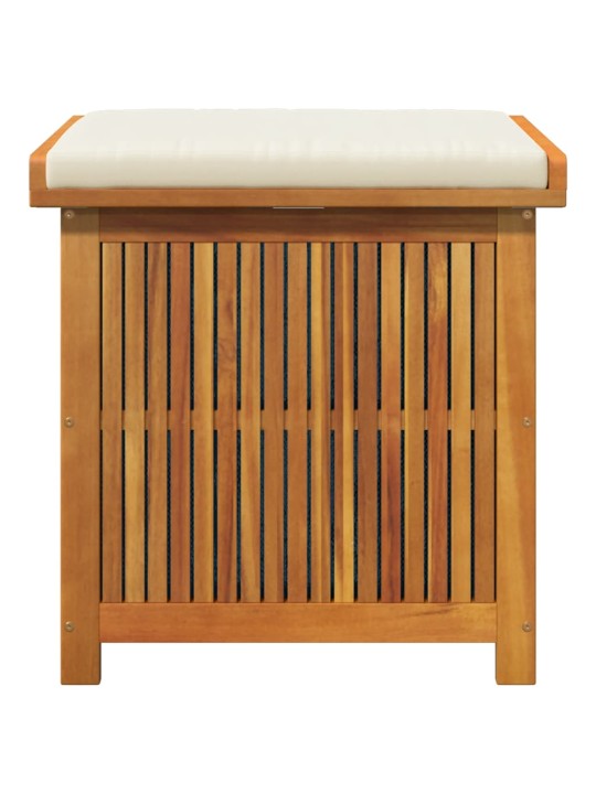 Venkovní box na polštáře 60x50x61 cm masivní dřevo akácie