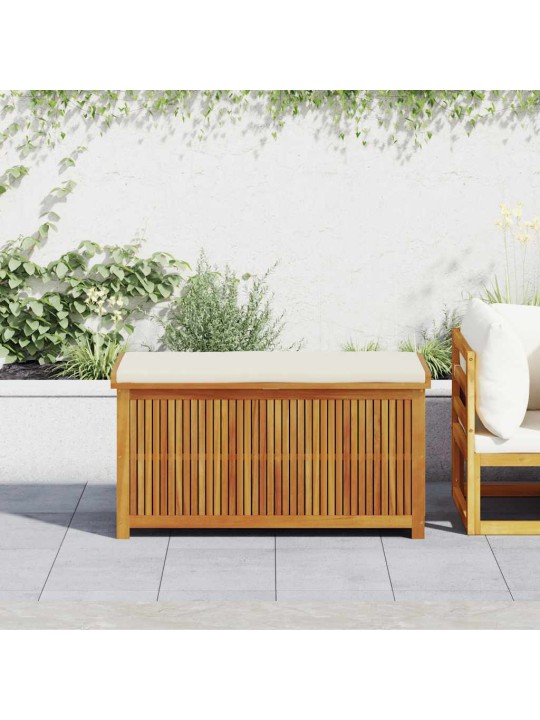 Venkovní box na polštáře 113x50x60,5 cm masivní dřevo akácie