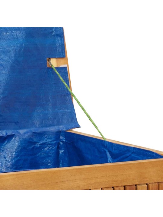 Venkovní box na polštáře 113x50x60,5 cm masivní dřevo akácie