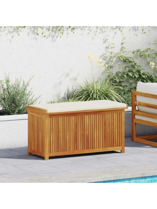 Venkovní box na polštáře 113x50x60,5 cm masivní dřevo akácie