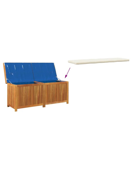 Venkovní box na polštáře 150x50x60,5 cm masivní dřevo akácie