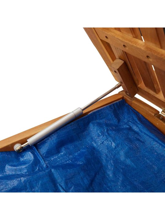 Venkovní box na polštáře 150x50x60,5 cm masivní dřevo akácie