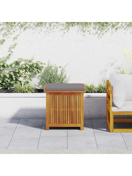 Venkovní box na polštáře 60x50x61 cm masivní dřevo akácie