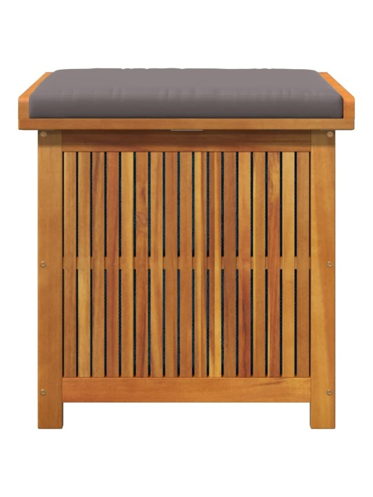 Venkovní box na polštáře 60x50x61 cm masivní dřevo akácie