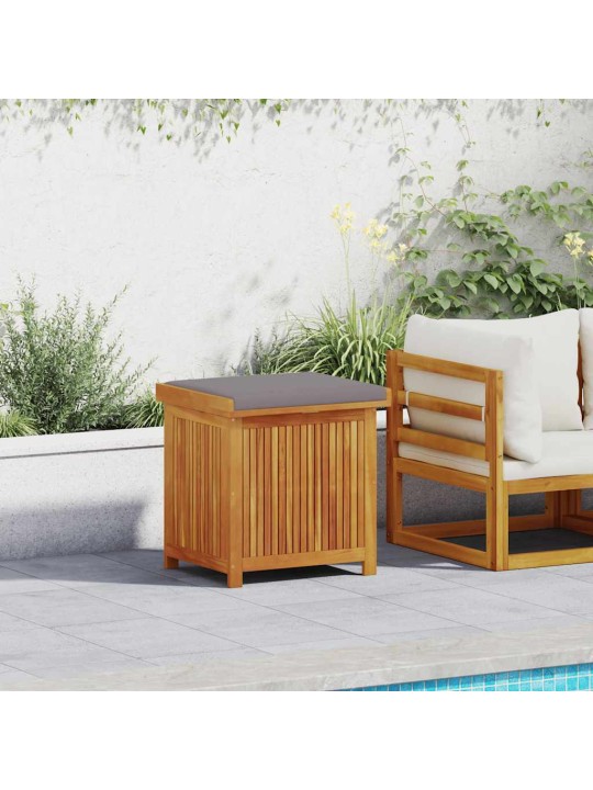 Venkovní box na polštáře 60x50x61 cm masivní dřevo akácie