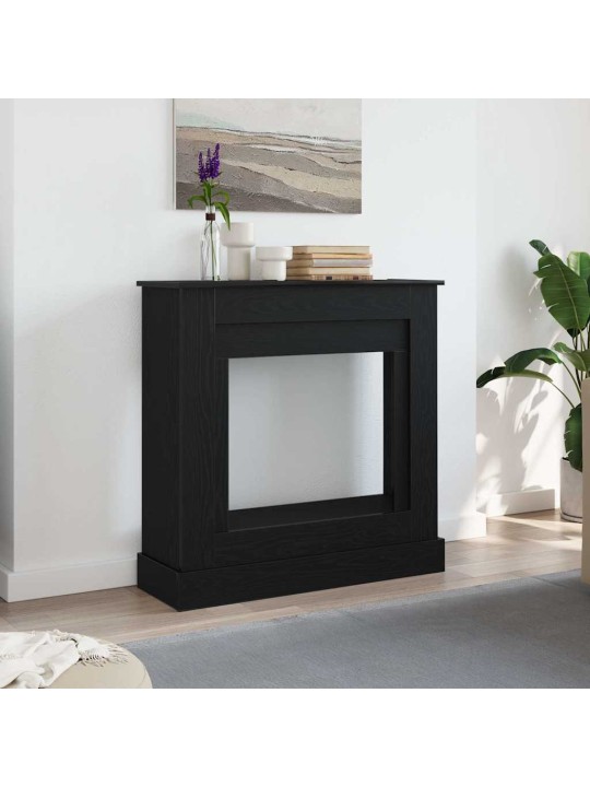 Krbová obestavba černý dub 90x30x90 cm kompozitní dřevo