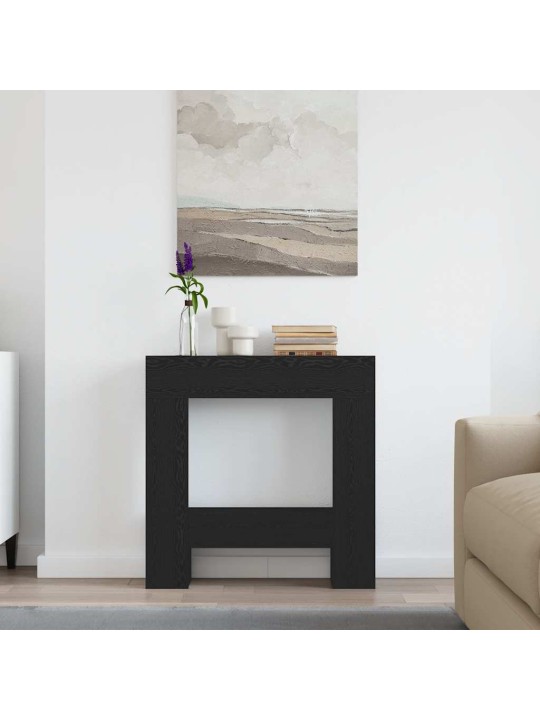 Krbová obestavba černý dub 81x18x82 cm kompozitní dřevo