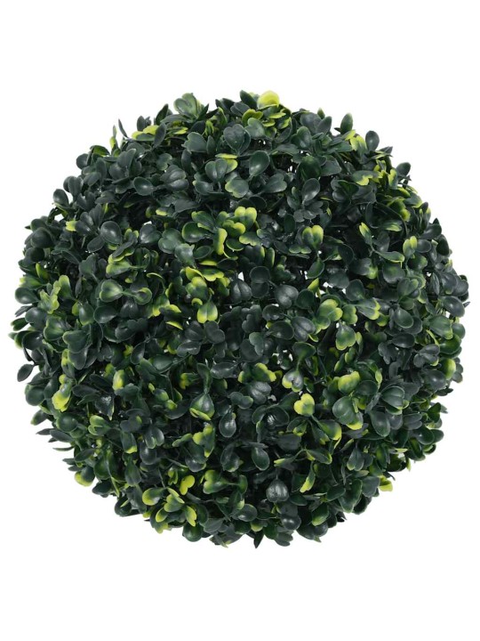 Umělé buxus koule s led světly 2 ks zelené 45 cm