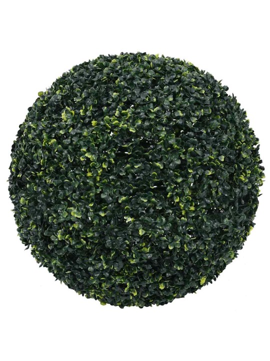 Umělé buxus koule s led světly 2 ks zelené 52 cm