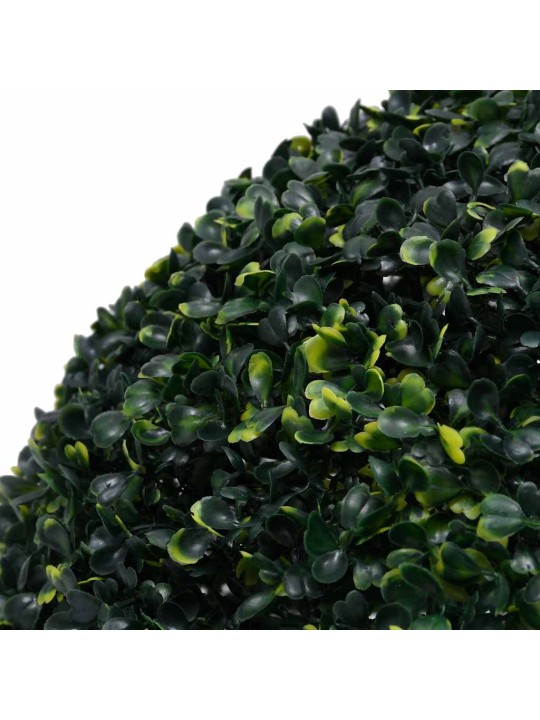 Umělé buxus koule s led světly 2 ks zelené 52 cm