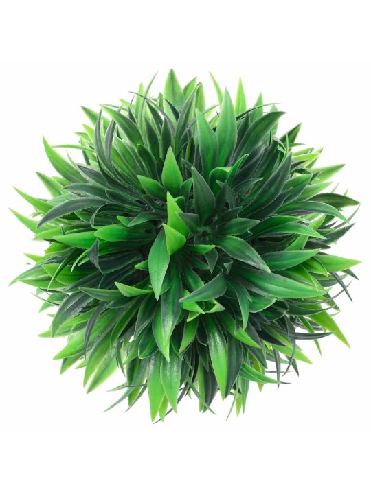 Umělé buxus koule s led světly 4 ks zelené 15 cm