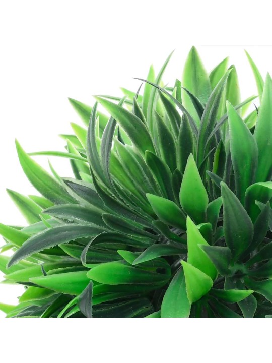 Umělé buxus koule s led světly 4 ks zelené 15 cm