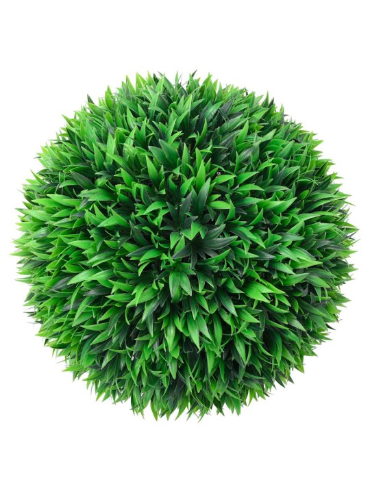 Umělé buxus koule s led světly 2 ks zelené 38 cm
