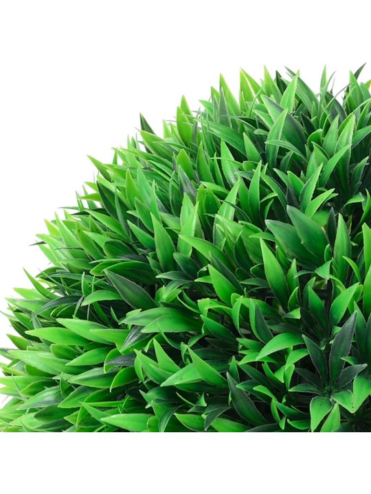 Umělé buxus koule s led světly 2 ks zelené 47 cm