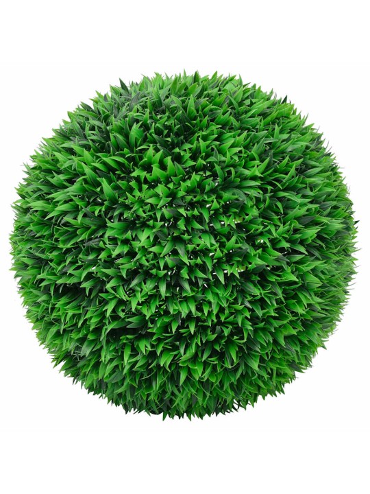 Umělé buxus koule s led světly 2 ks zelené 55 cm