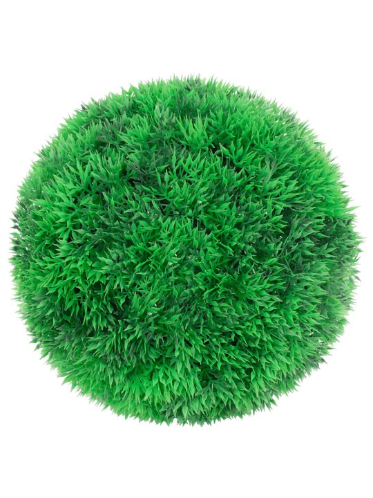 Umělé buxus koule s led světly 2 ks zelené 22 cm