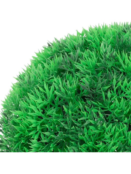 Umělé buxus koule s led světly 2 ks zelené 22 cm