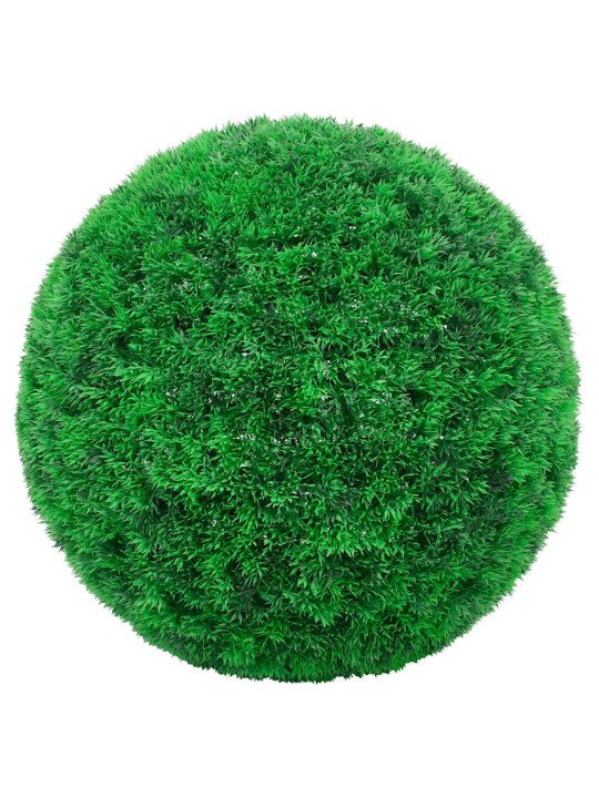 Umělé buxus koule s led světly 2 ks zelené 45 cm