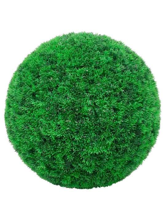 Umělé buxus koule s led světly 2 ks zelené 52 cm