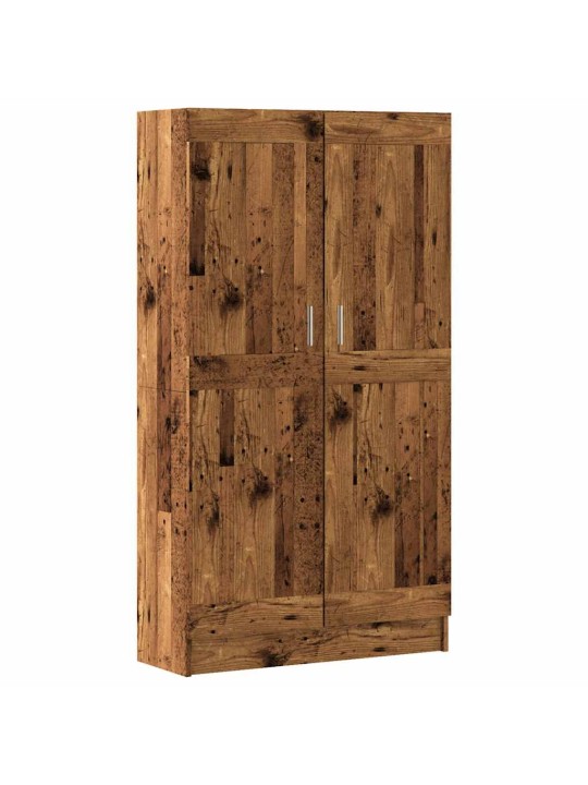 Knihovna old wood 82,5 x 30,5 x 150 cm kompozitní dřevo