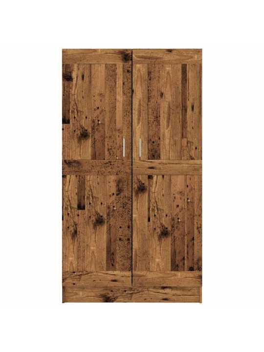 Knihovna old wood 82,5 x 30,5 x 150 cm kompozitní dřevo