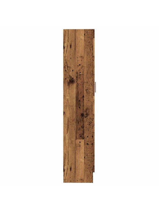 Knihovna old wood 82,5 x 30,5 x 150 cm kompozitní dřevo