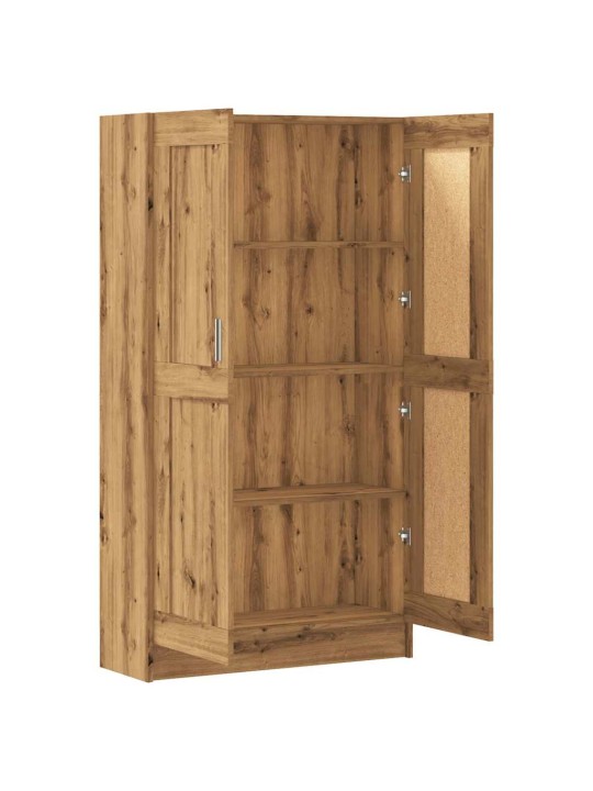 Knihovna dub artisan 82,5 x 30,5 x 150 cm kompozitní dřevo