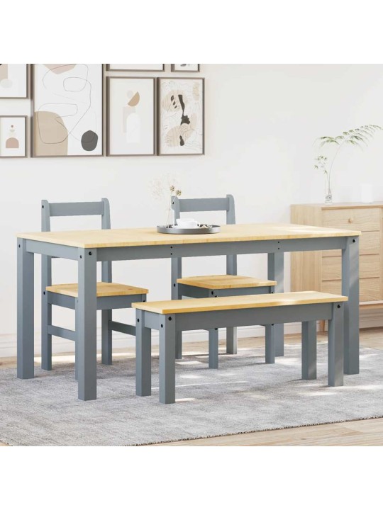 Jídelní set ze 4 kusů "panama" grey borovicový masiv