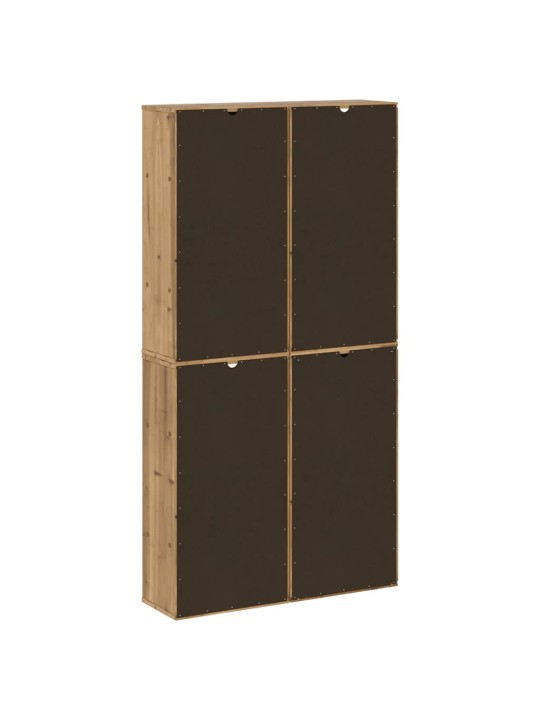 Boční skříňky 4 ks "odda" 40x24x79 cm borovicový masiv
